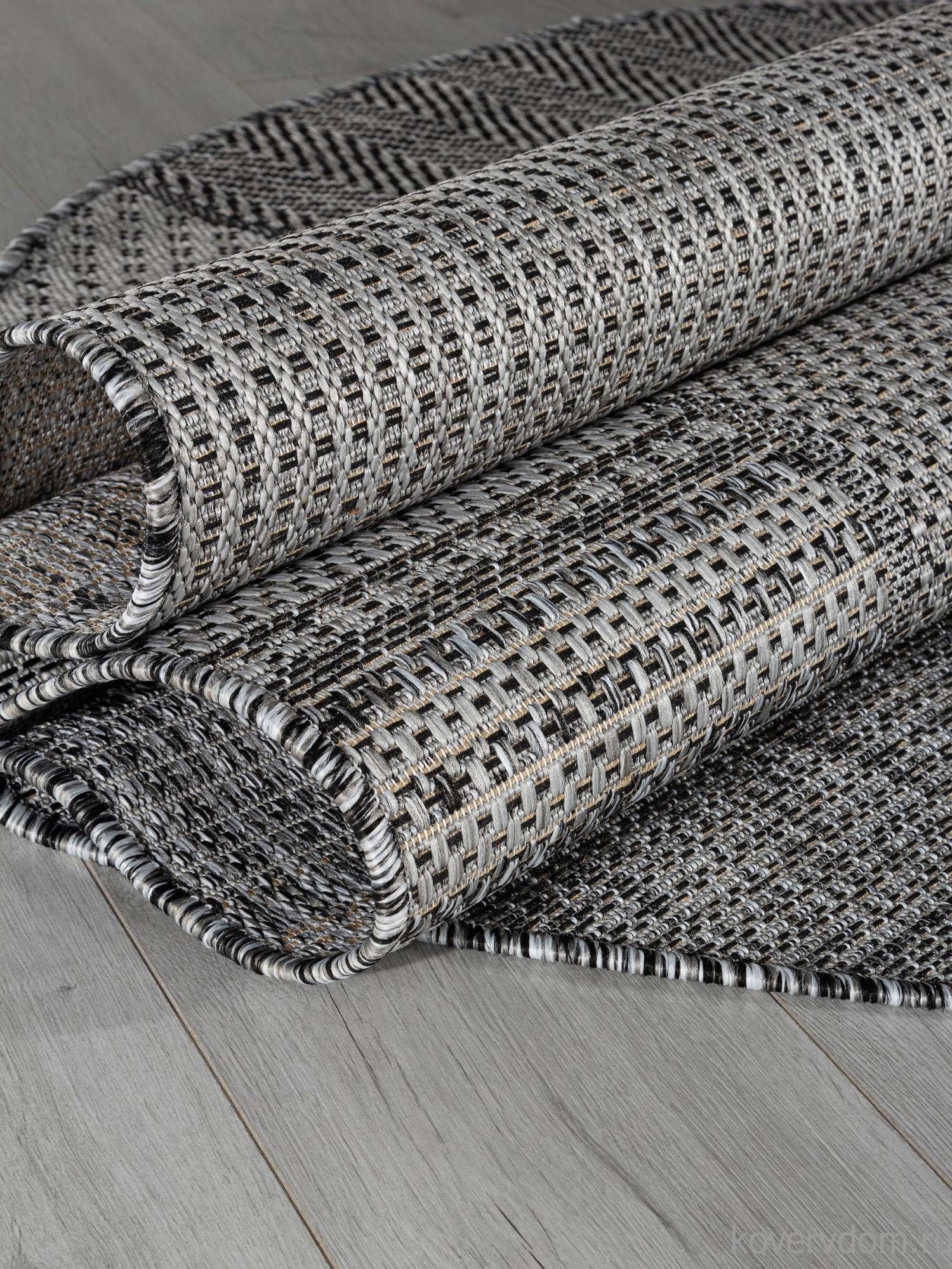 Ковер KAIR S139 DARK GRAY Овал