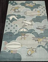 Ковер голубой IZUMRUD C225 MULTICOLOR