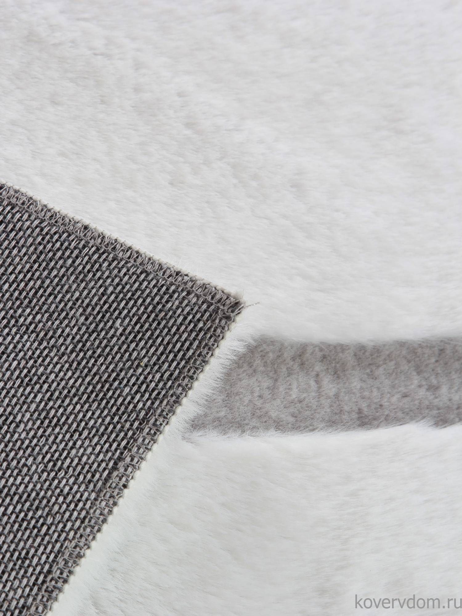 Ковер из искусственного меха RABBIT CARVING PX4001 CREAM / GREY