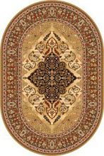 Овальный ковер из шерсти ISFAHAN Leyla amber ОВАЛ