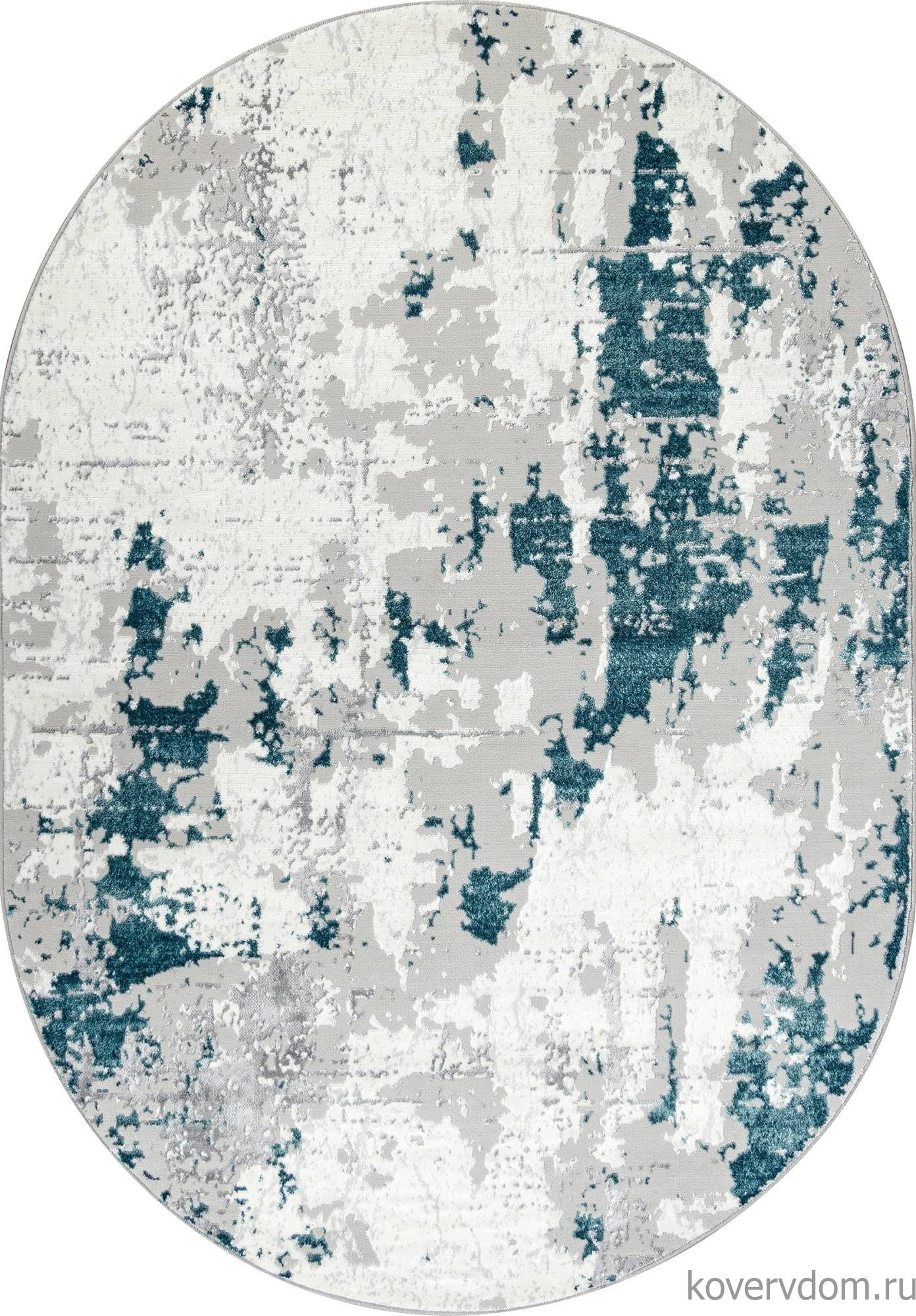 Ковер PALERMO-A F285 GRAY Овал