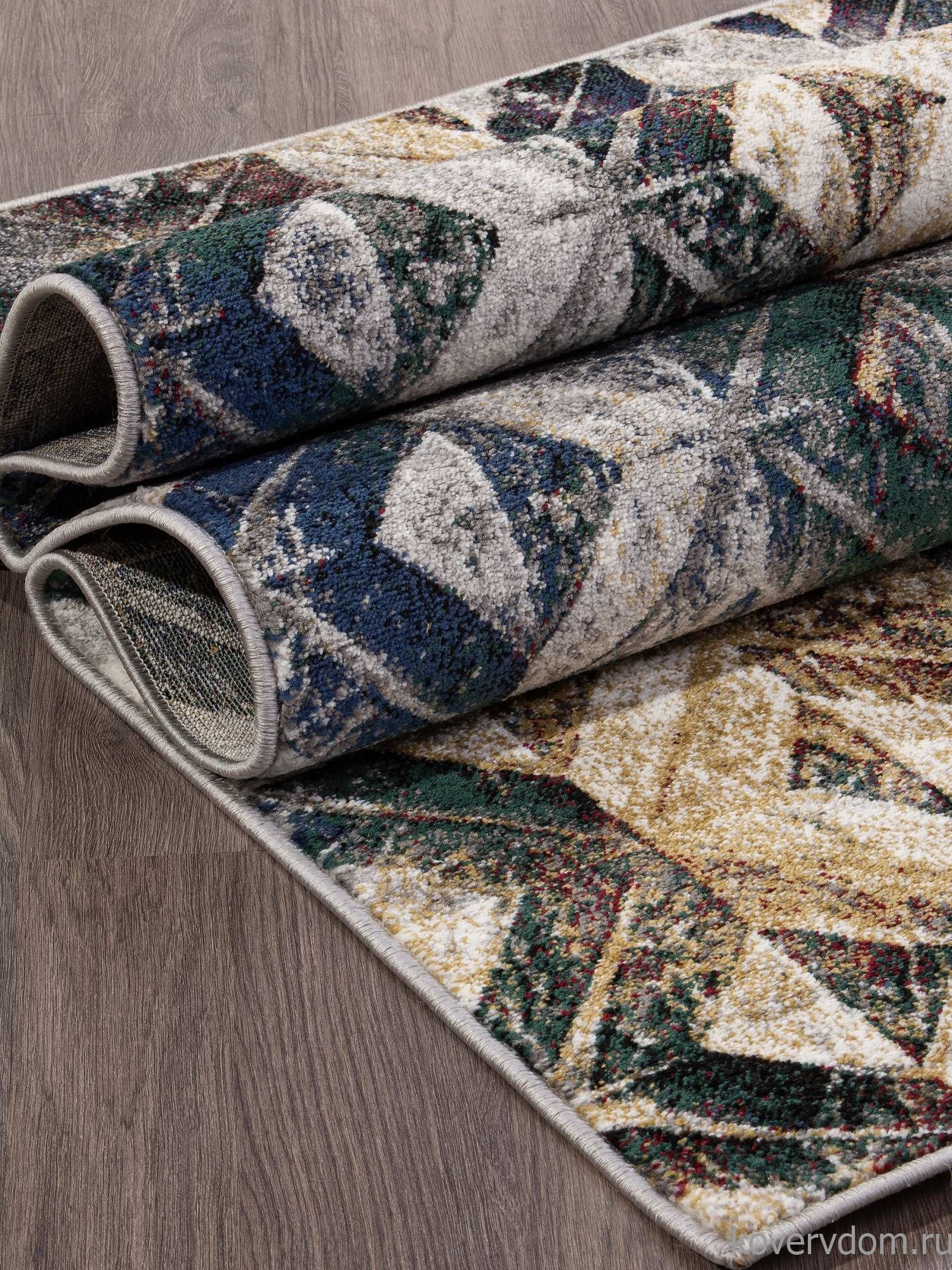 Ковер LONDON D834 GRAY-RED Ковер LONDON D834 GRAY-RED