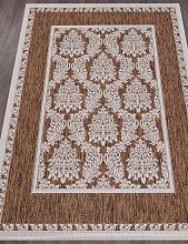 Ковер циновка VEGAS S001 BROWN-CREAM