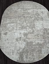 Однотонный ковер SIRIUS F194 BEIGE-GRAY Овал