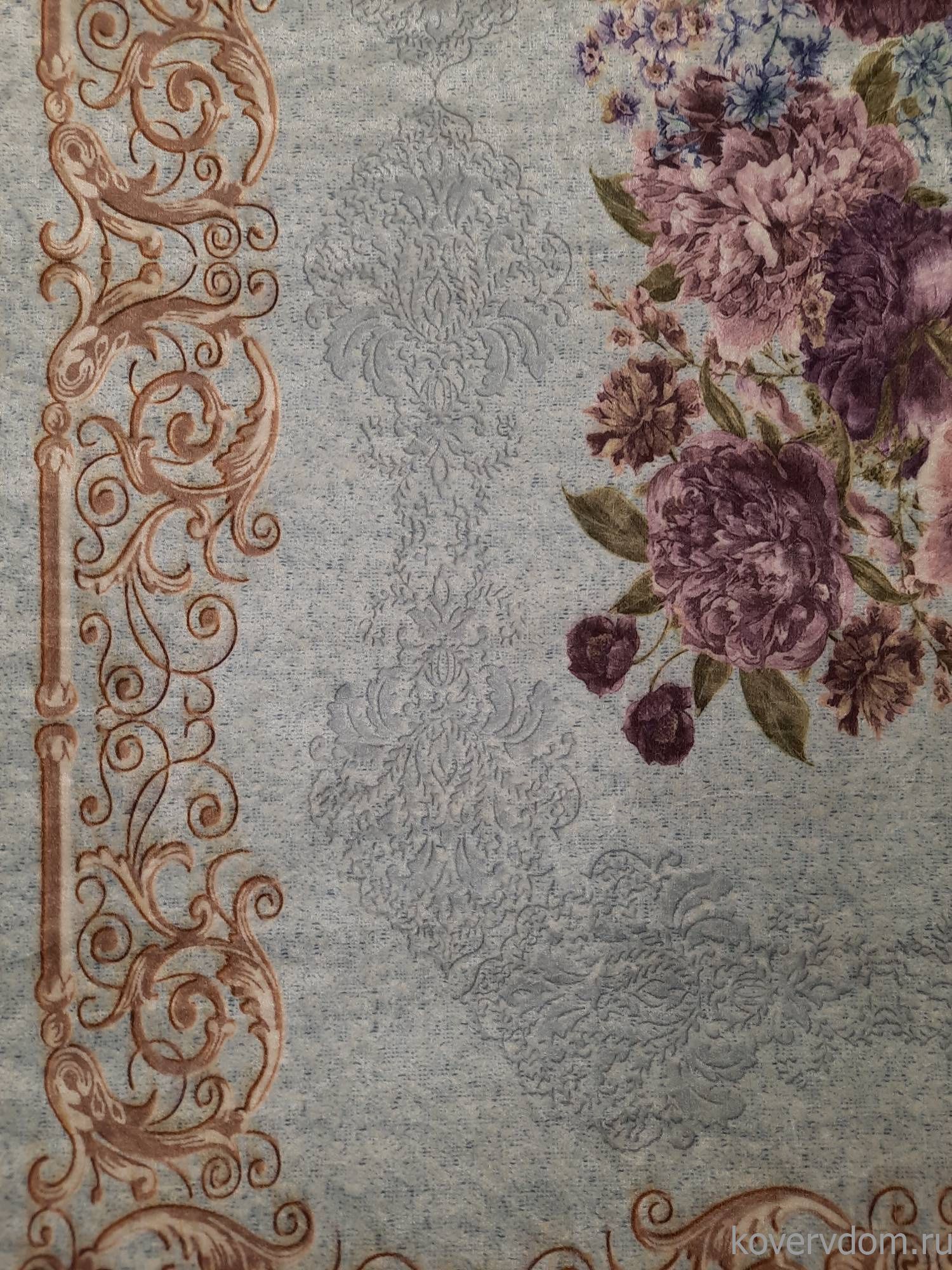 Ковер с цветами Decovilla 22009.101 CESME Розовый Ковер с цветами Decovilla 22009.101 CESME Розовый