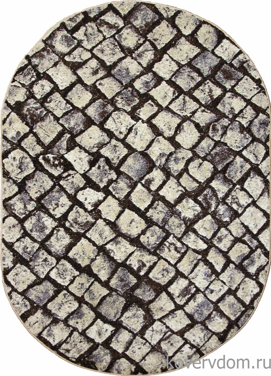 Ковер SUNRISE 2 D455 GRAY-BEIGE Овал Ковер SUNRISE 2 D455 GRAY-BEIGE Овал