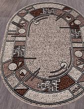 Прямоугольный ковер GAVANA ALBINA 3 BEIGE Овал