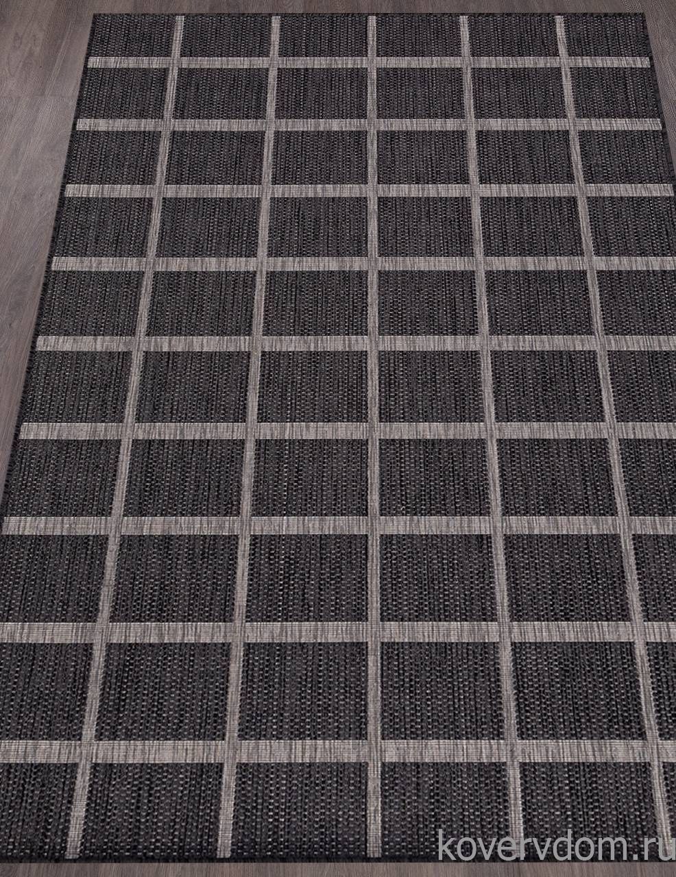 Ковер циновка VEGAS S004 BLACK-GRAY Ковер циновка VEGAS S004 BLACK-GRAY