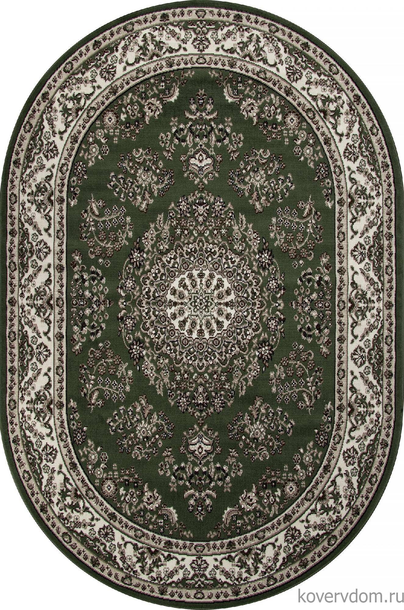 Ковер GAVANA-A D285 GREEN Овал