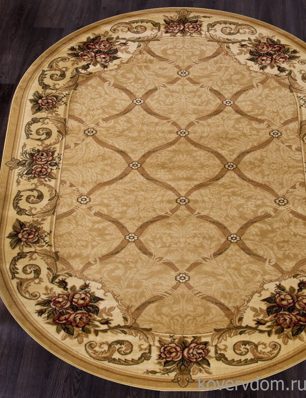 Ковер OLYMPOS D468 BEIGE Овал Ковер OLYMPOS D468 BEIGE Овал