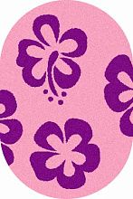 Овальный ковер розовый COMFORT SHAGGY 2 s605 PINK-PURPLE Овал
