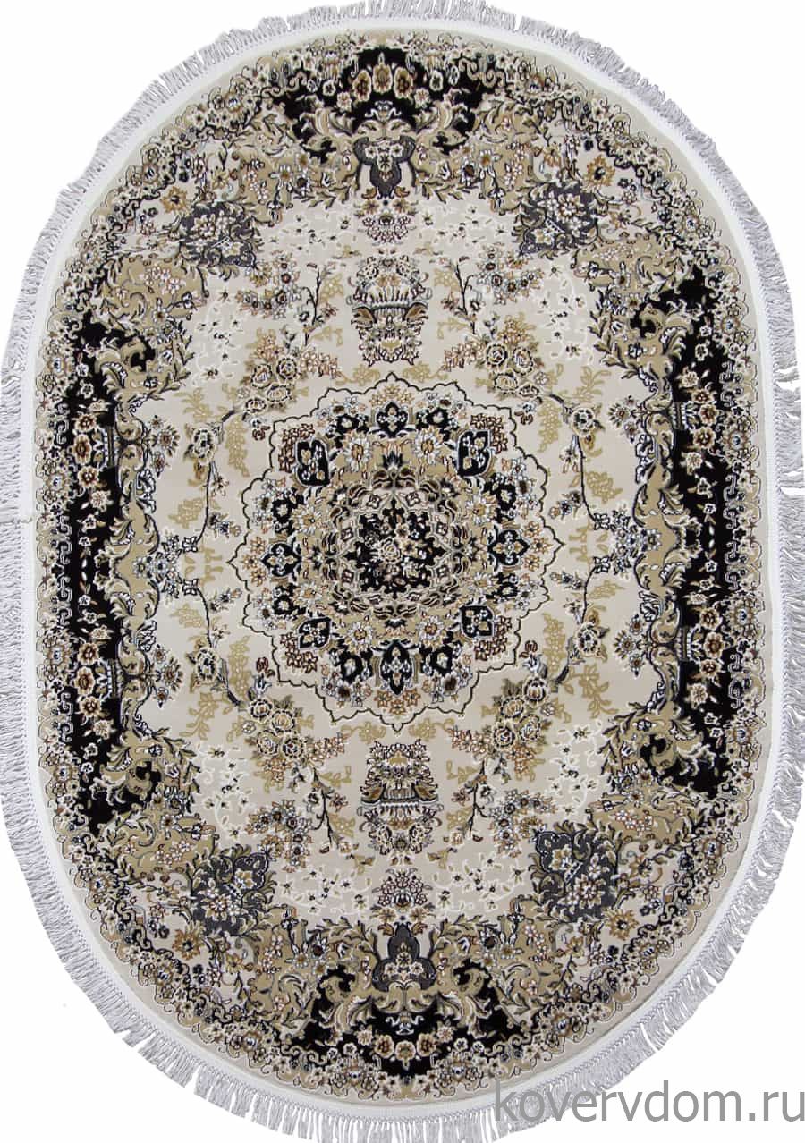 Ковер SHAHREZA d211 CREAM-NAVY Овал Ковер SHAHREZA d211 CREAM-NAVY Овал