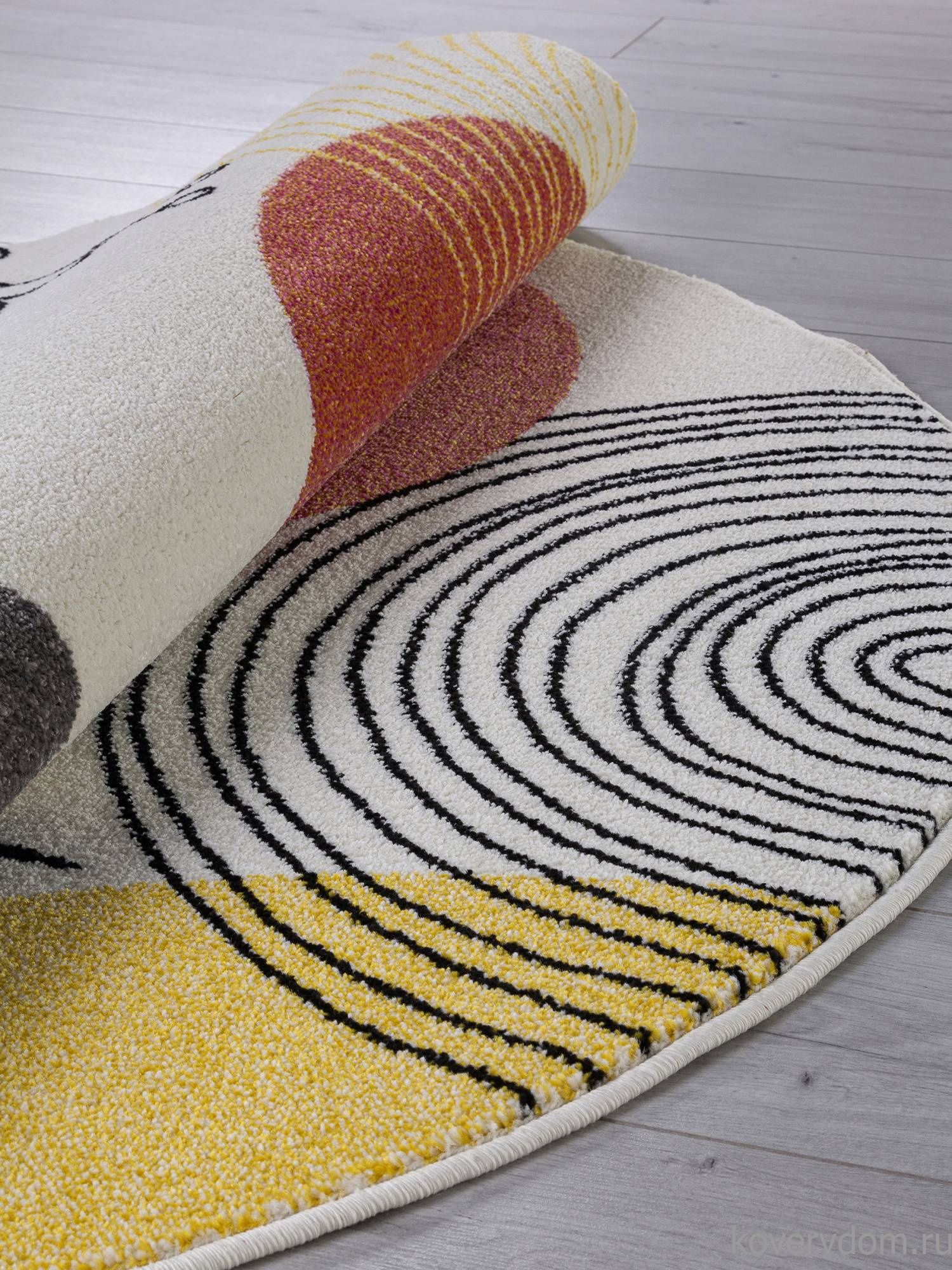 Ковер RIO F234 GRAY-BLUE Круг