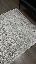 Ковер из Турции серый LILY 5258B S.WHITE / P.CREAM