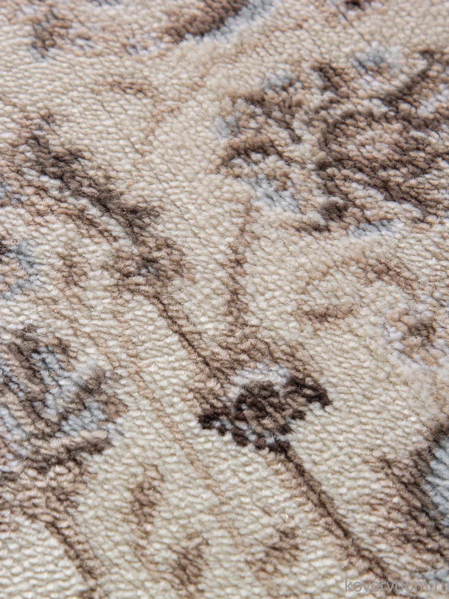 Ковер VALENCIA DELUXE F014 CREAM-L.BLUE Овал Ковер VALENCIA DELUXE F014 CREAM-L.BLUE Овал