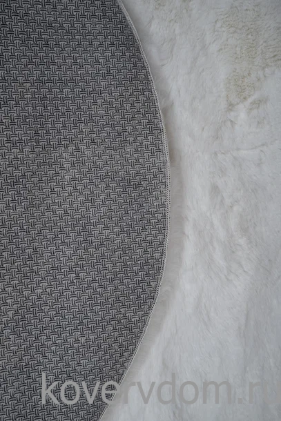 Ковер из искусственного меха Krolik 1000A T1120_CREAM круг