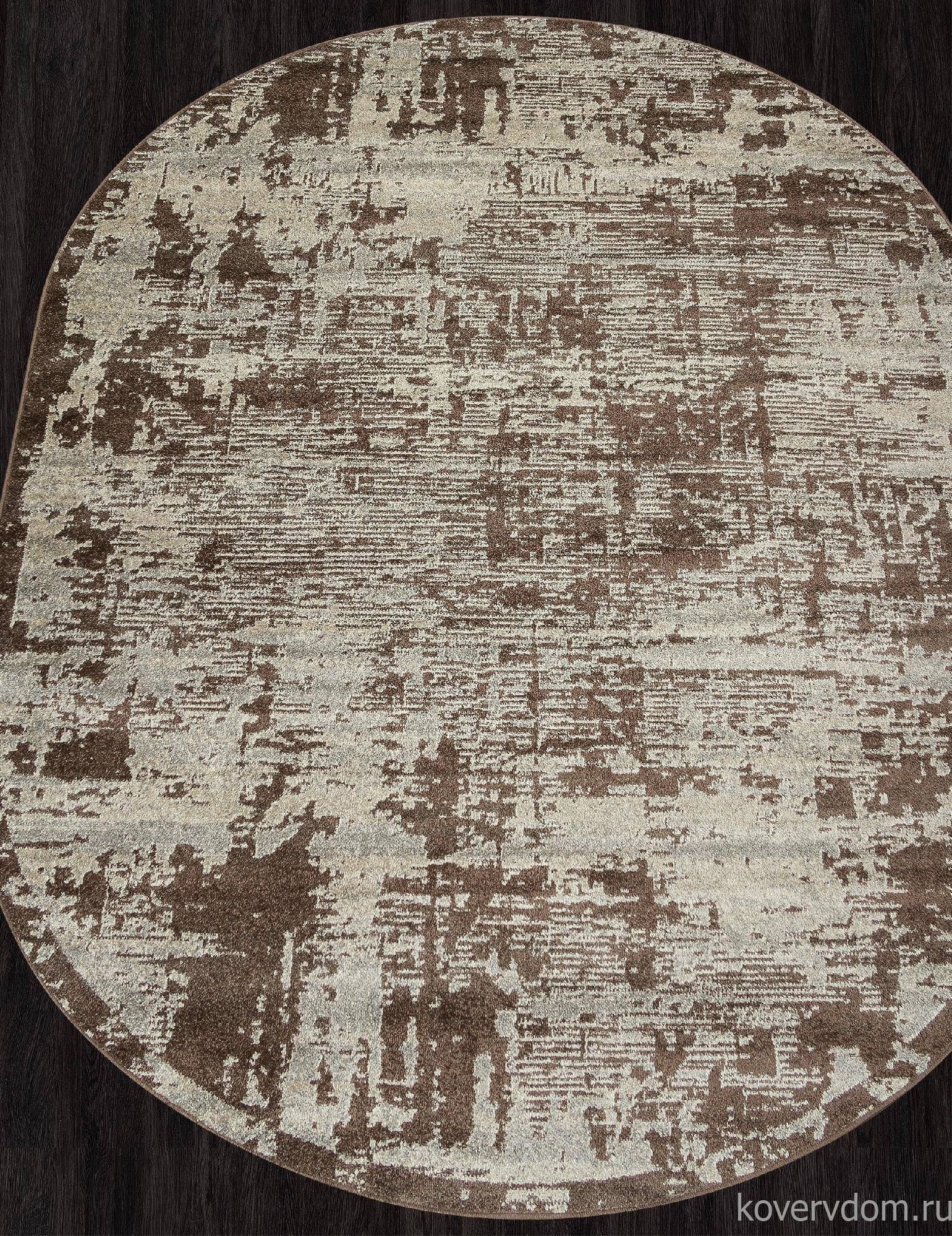 Ковер TORNADO F303 BEIGE-BROWN Овал Ковер TORNADO F303 BEIGE-BROWN Овал
