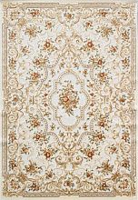 Пушистый круглый рельефный ковер из вискозы GENOVA 38093 6262 60