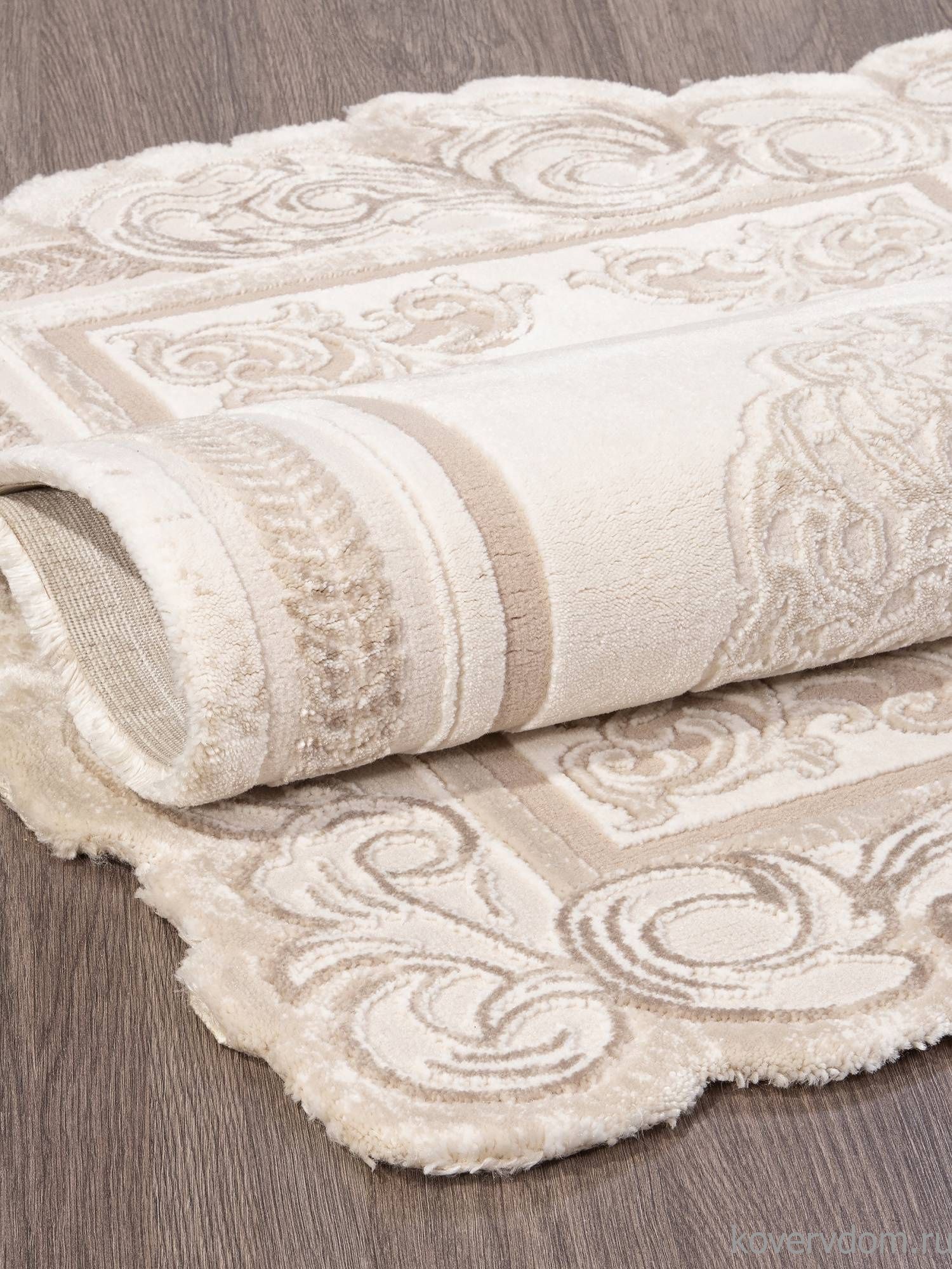 Ковер SAFIR 00881A BEYAZ / BEYAZ