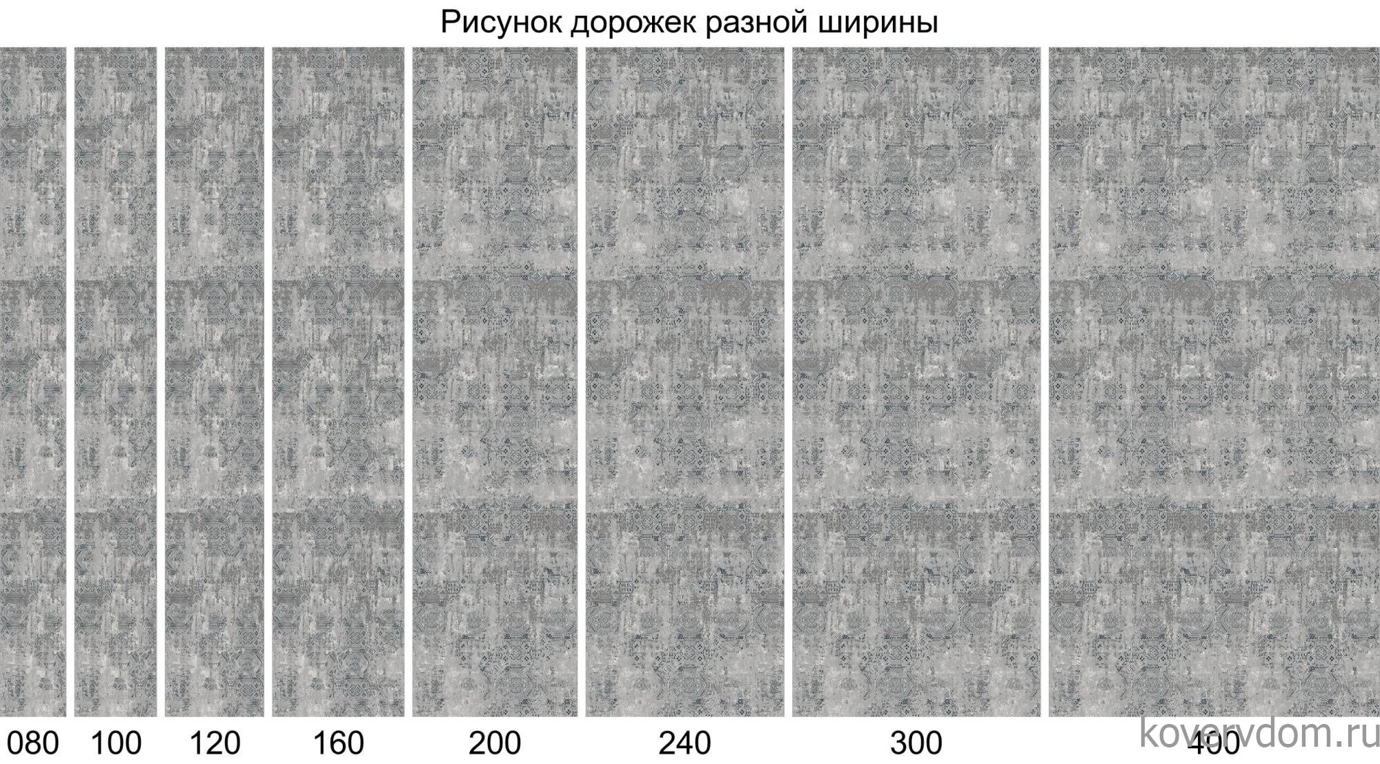 Ковровая Дорожка PALERMO F281 GRAY