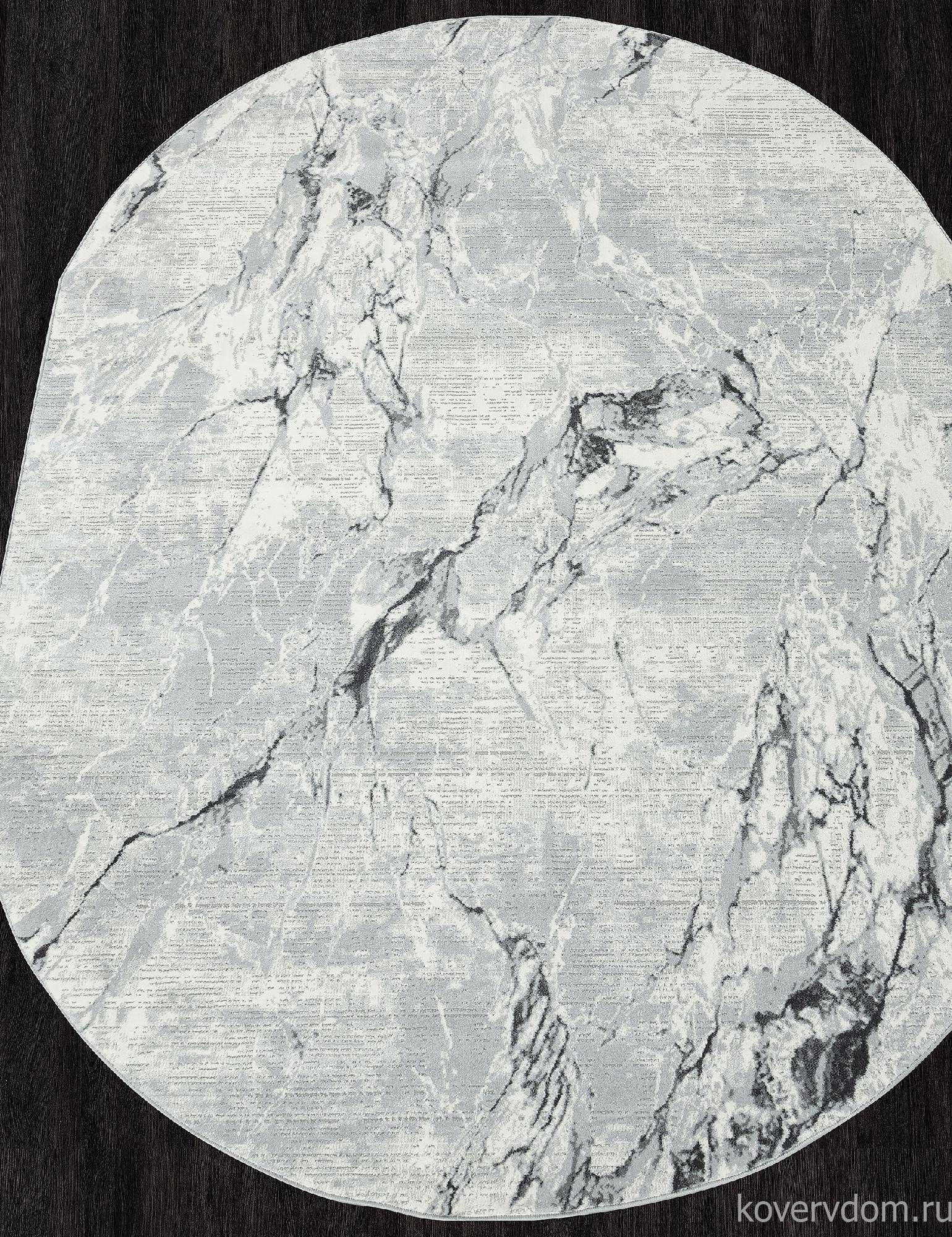 Ковер NENSI GL071G GREY / GREY Овал Ковер NENSI GL071G GREY / GREY Овал