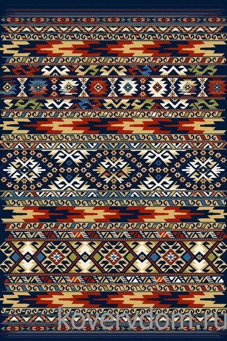 Ковер STANDARD Kamal navy blue Скандинавиан