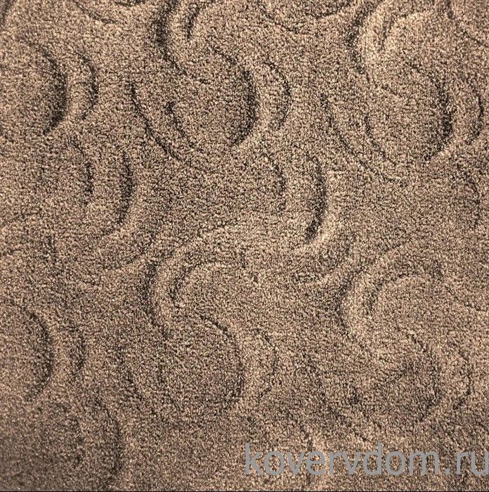 Однотонный ковер-палас BERETTO 820 коричневый  Однотонный ковер-палас BERETTO 820 коричневый