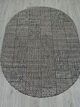 Ковер KAIR S160 DARK GRAY Овал