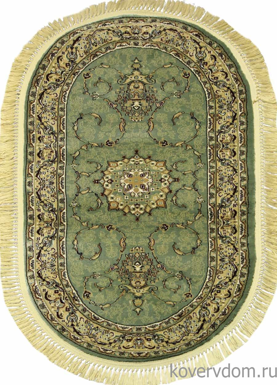 Ковер BUHARA d034 GREEN Овал