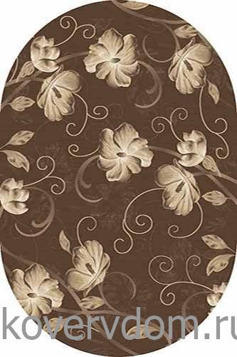 Ковер MEGA CARVING 1059 BROWN Овал