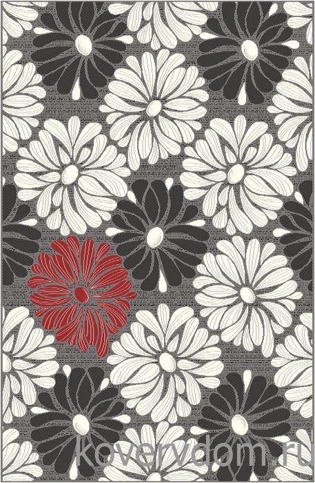 Ковер Графит 09-30841-04 ОВАЛ 