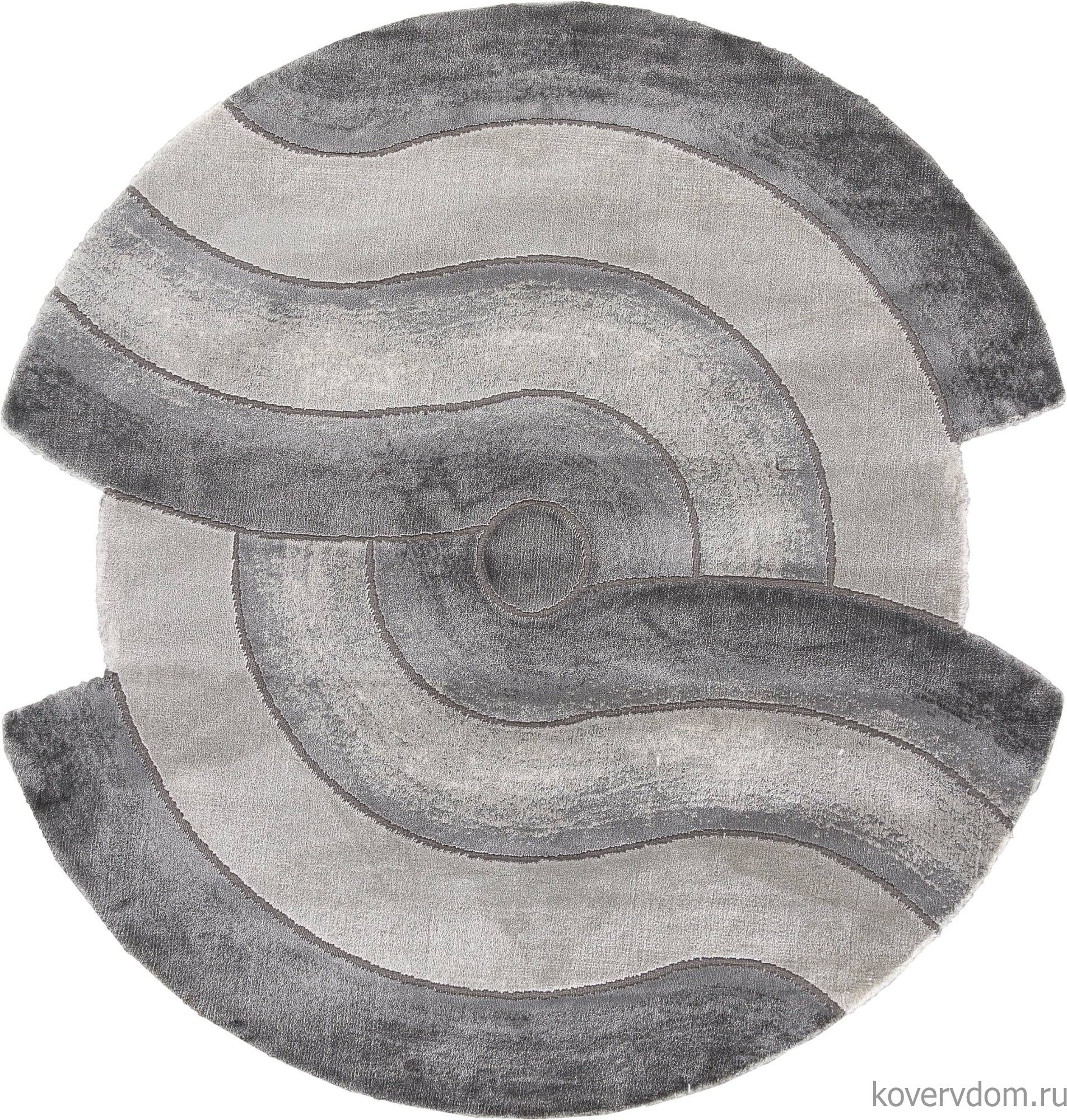 Ковер SAFIR 00836G GREY / GREY Круг Ковер SAFIR 00836G GREY / GREY Круг
