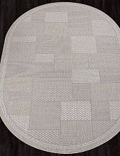 Овальный ковер в гостиную-циновка KAIR-A S148 BEIGE Овал