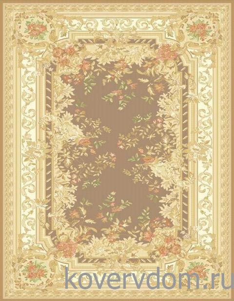 Рельефный ковер из вискозы VENEZIA 5095 193872 l. brown