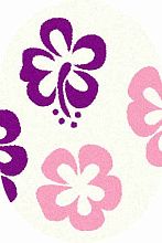 Овальный ковер розовый COMFORT SHAGGY 2 s605 BONE-PURPLE Овал