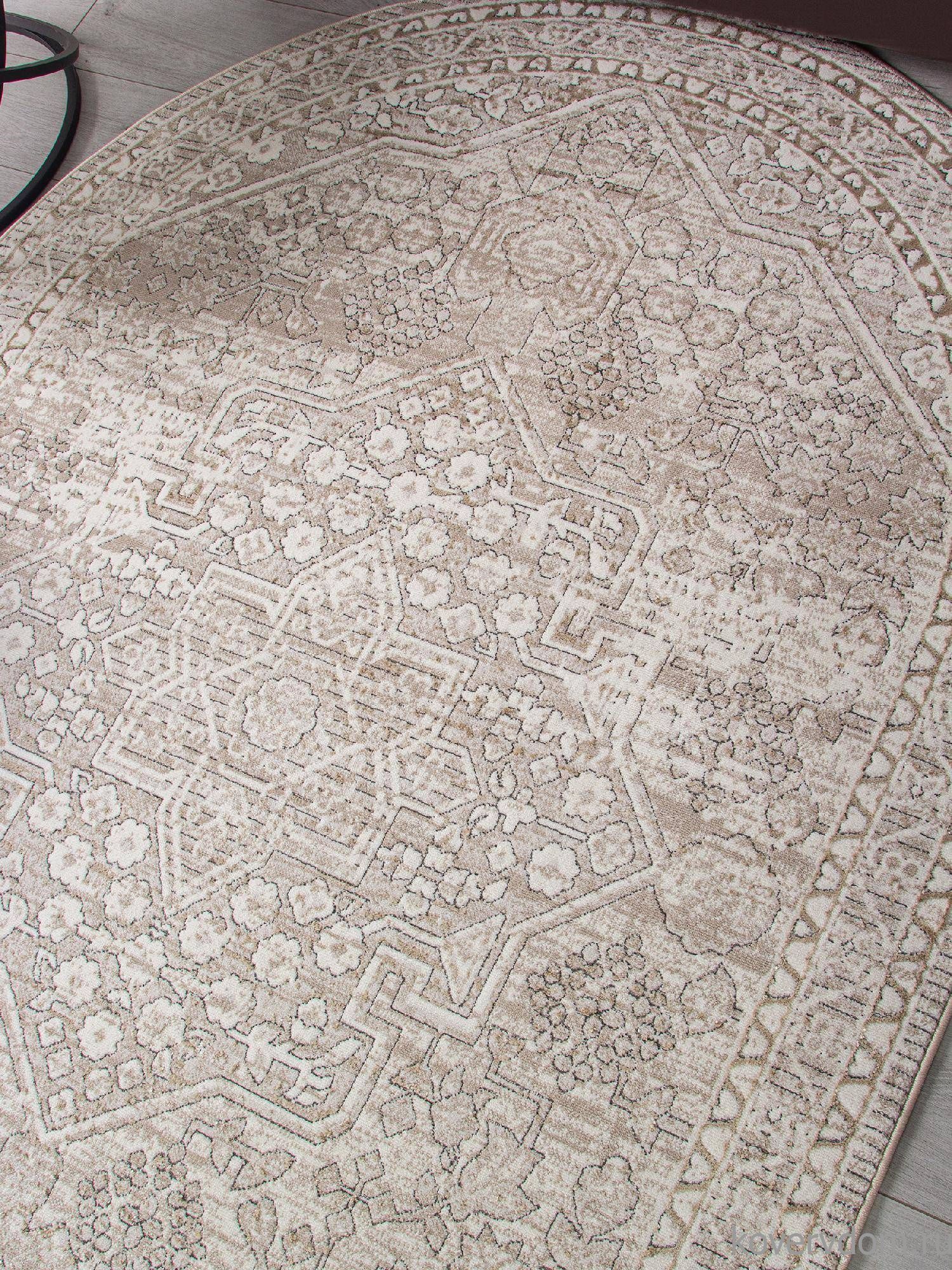Ковер NOVA 04293A BEIGE FDY / CREAM HB Овал