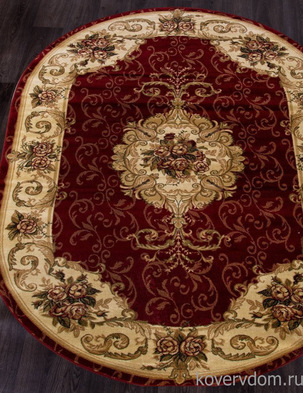 Ковер OLYMPOS D467 RED Овал Ковер OLYMPOS D467 RED Овал