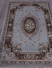 Овальный ковер SIERRA 5444 BLUE-BROWN 2