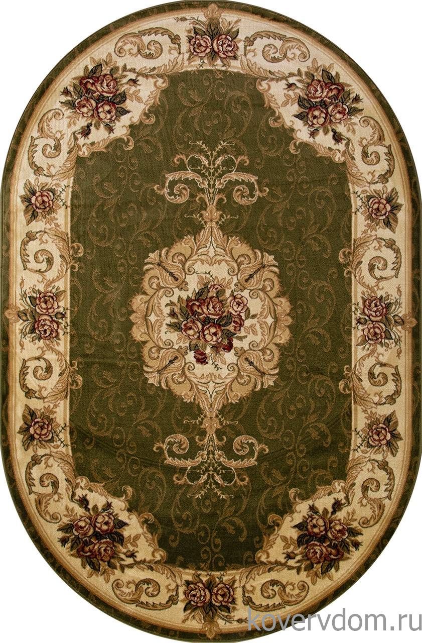 Ковер OLYMPOS D467 GREEN Овал Ковер OLYMPOS D467 GREEN Овал