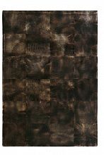 Пушистый ковер коричневый из натуральной овчины мутон ELITE MUTON K200