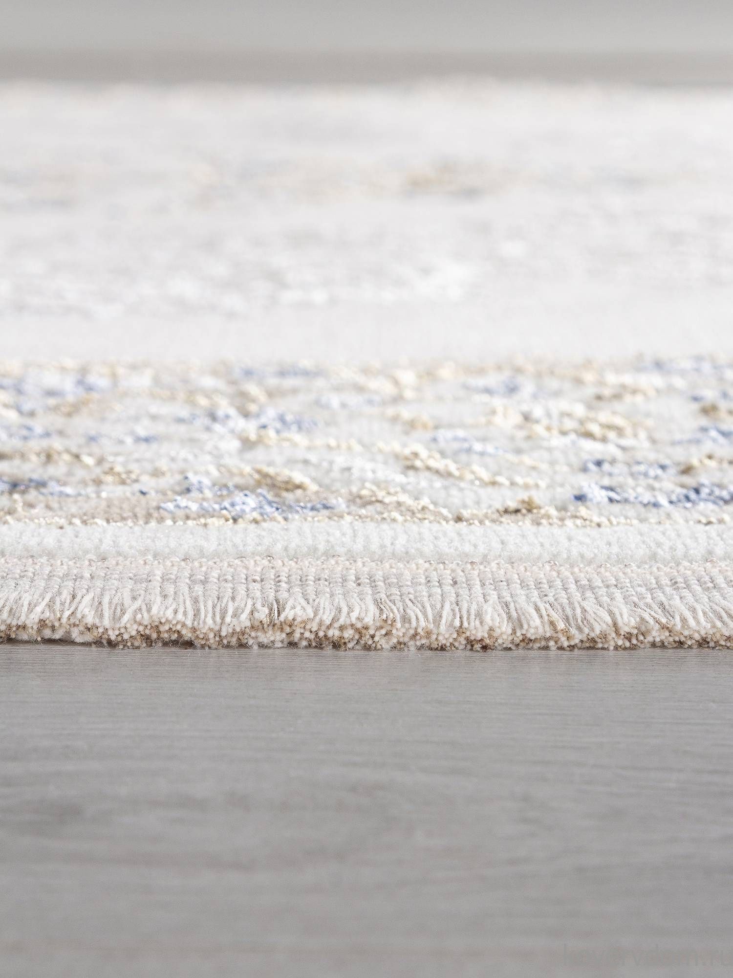 Ковер ESSA 27236A CREAM / BLUE Овал