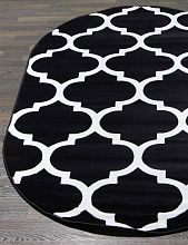 Ковер MEGA CARVING WK d422 DARK NAVY Овал