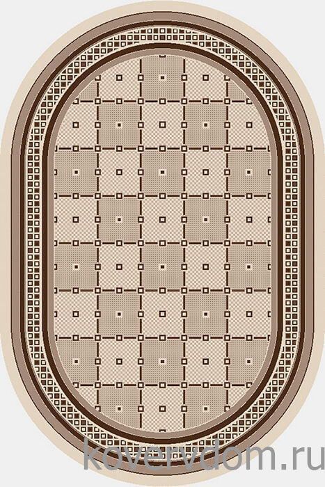 Циновка NOVARO 919-19 ОВАЛ